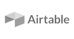 Logo of Airtable.