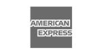 Logo of American Express.